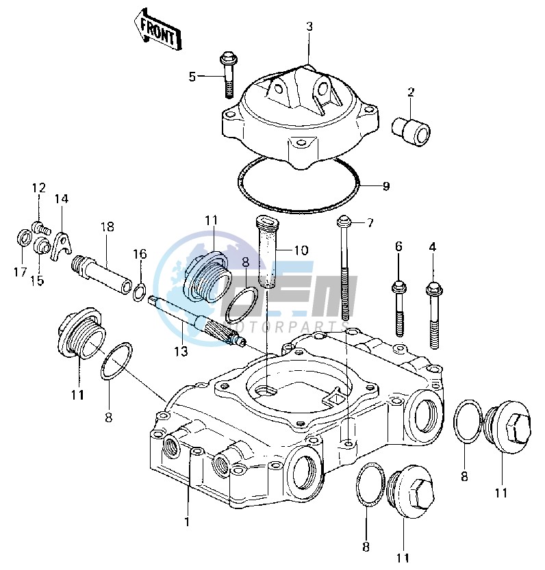 CYLINDER HEAD COVER -- 80 B1- -