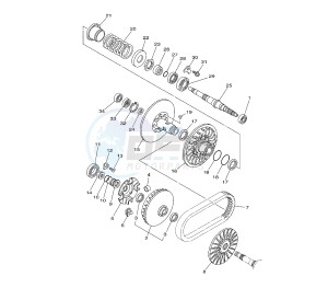 XP T-MAX 500 drawing CLUTCH 2