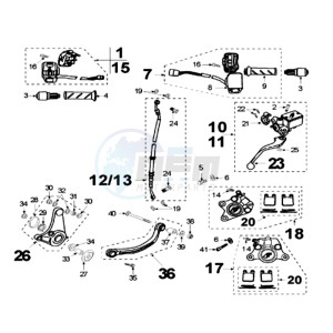 FIGHT LRUL drawing BRAKE SYSTEM *AJP*