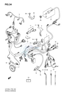 UH125 ABS BURGMAN EU drawing WIRING HARNESS