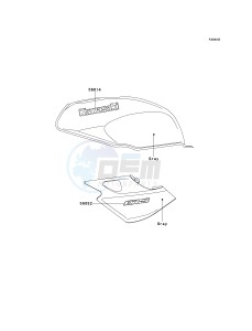 ER 500 A [ER5] (A3-A4) [ER5] drawing DECALS-- GRAY- --- ER500-A4- -