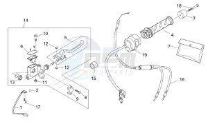 RS 50 Tuono drawing RH controls