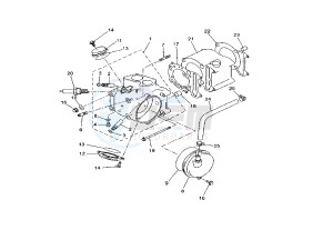 YP R X-MAX 250 drawing CYLINDER HEAD