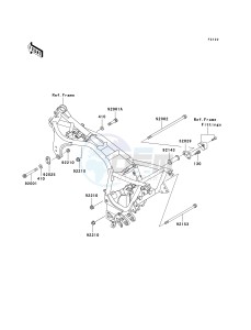 ZG 1000 A [CONCOURS] (A15-A19) [CONCOURS] drawing ENGINE MOUNT