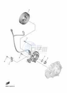 WR450F (BDB8) drawing GENERATOR