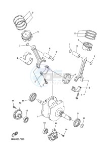 XVS1300CU XVS1300 CUSTOM (2SS3) drawing CRANKSHAFT & PISTON