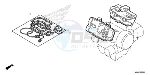 VFR1200XDF CrossTourer - VFR1200X Dual Clutch 2ED - (2ED) drawing GASKET KIT A