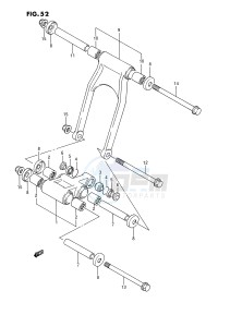 GSX1100 (E2) drawing REAR CUSHION LEVER