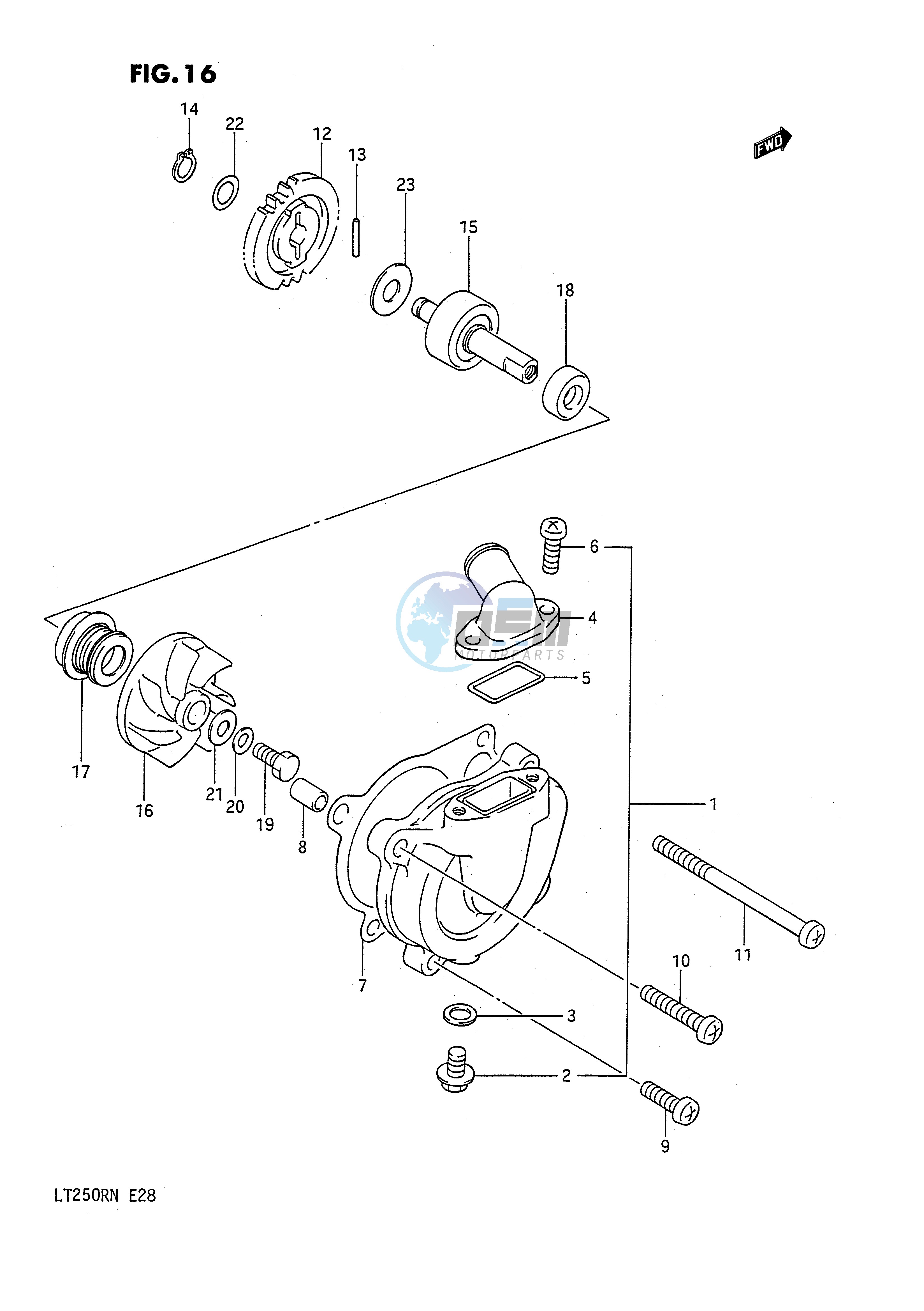 WATER PUMP (MODEL F G)