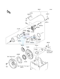 KRF 750 D [TERYX 750 4X4] (D8F) D8F drawing STARTER MOTOR