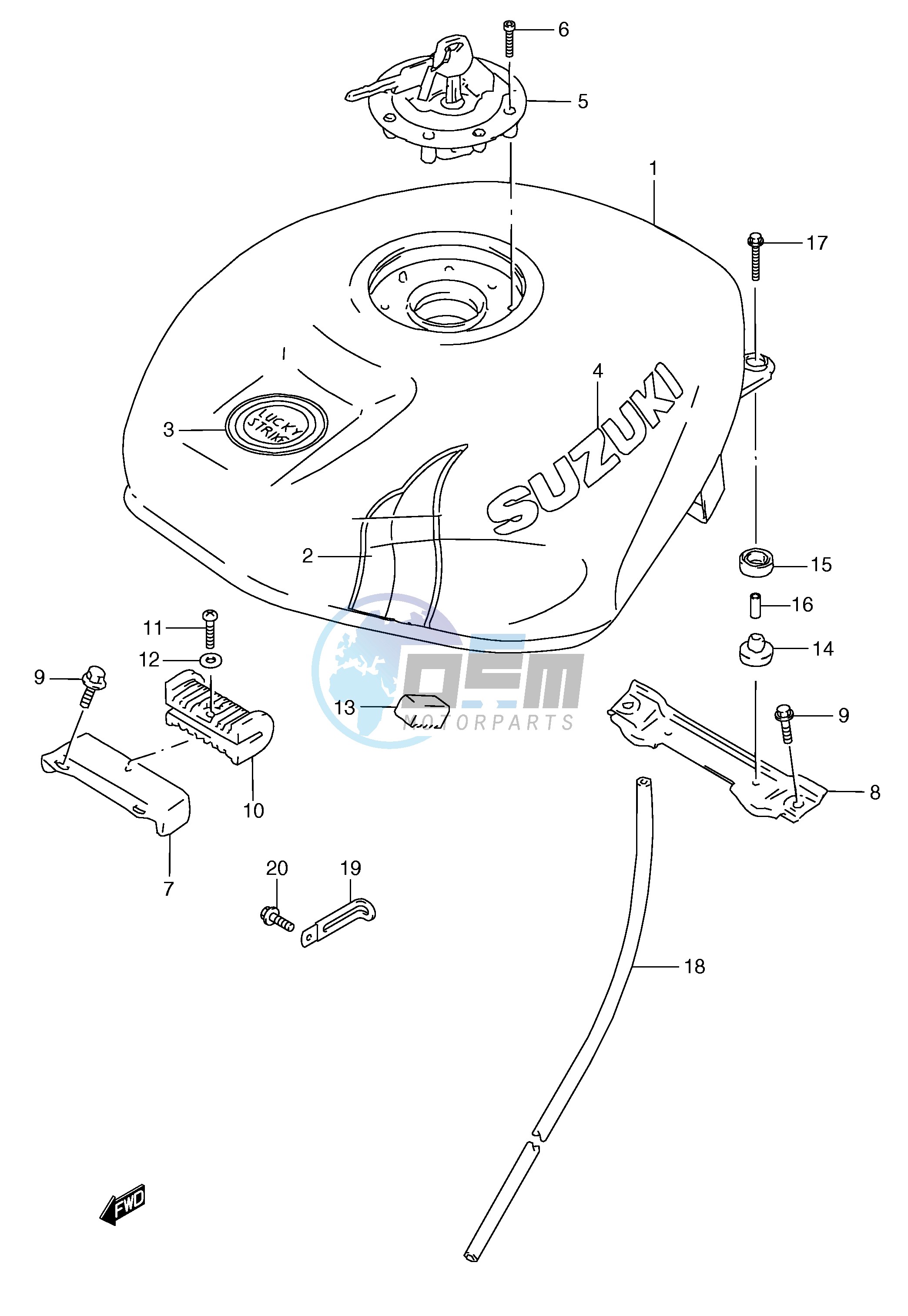 FUEL TANK (FOR G11)