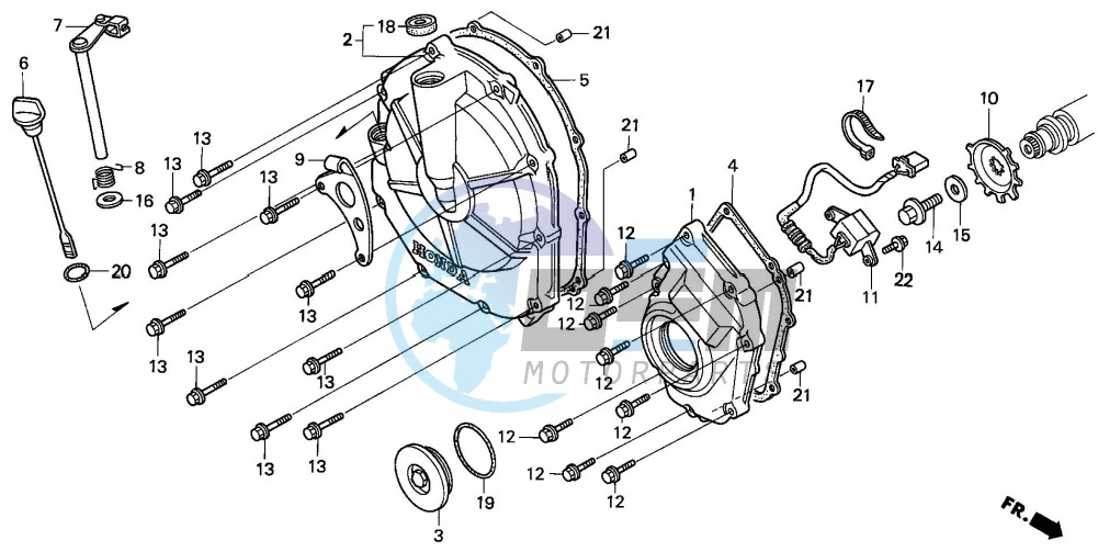 RIGHT CRANKCASE COVER