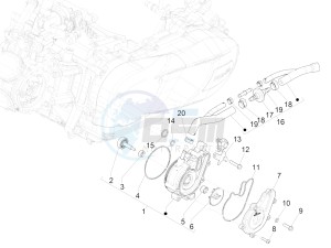 GTS 125 4T E4 ABS (EMEA) drawing Cooler pump