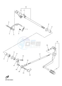 FZ8-NA FZ8 (NAKED, ABS) 800 (59P9) drawing SHIFT SHAFT