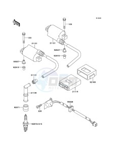 KLE500 KLE500B7F GB XX (EU ME A(FRICA) drawing Ignition System