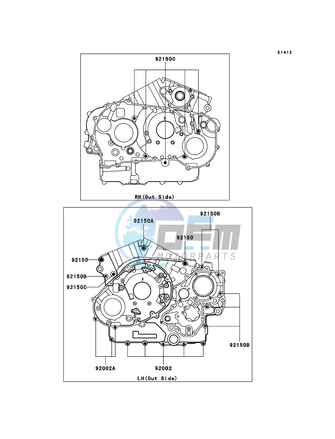 Crankcase Bolt Pattern