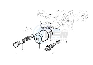 Hexagon GTX 125-180 drawing Oil Filter