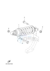 MTT690-U MT-07 TRACER TRACER 700 (BC62 BC62 BC62 BC62 BC62) drawing REAR SUSPENSION