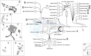 Dorsoduro 750 Factory - ABS drawing Electrical system I