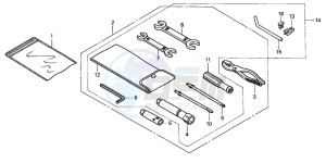 NES150 125 drawing TOOLS (NES125Y/1/2,NES150Y/1/2)