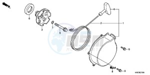 TRX500FPMC drawing RECOIL STARTER