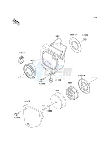 KX 60 B [KX60] (B10-B14) [KX60] drawing AIR CLEANER