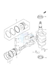 DF 9.9 drawing Crankshaft