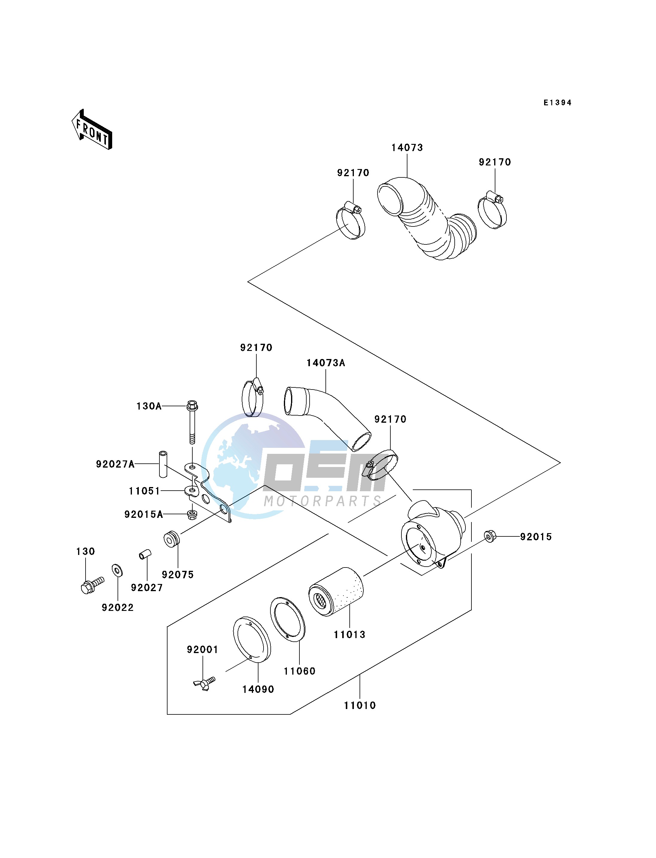 AIR CLEANER-BELT CONVERTER