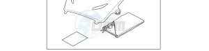 CBR600RRD CBR600RR UK - (E) drawing KIT HIGH WIND SCREEN(CLEAR)