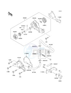 KAF 620 B [MULE 2520 TURF] (B6) [MULE 2520 TURF] drawing WATER PUMP