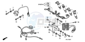 CBR600RA9 BR / ABS MME - (BR / ABS MME) drawing SUB HARNESS