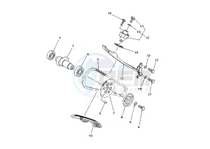 ATV 400 drawing CAMSHAFT -CHAIN