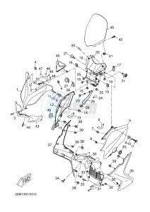 YP125R X-MAX125 (2DM1 2DM1) drawing WINDSHIELD