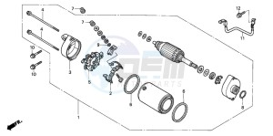 VTX1800C drawing STARTING MOTOR