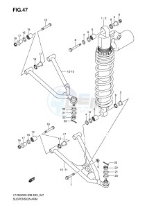 LT-R450 (E28-E33) drawing SUSPENSION ARM