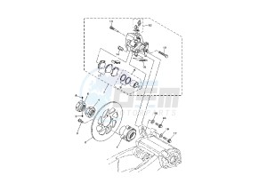 YFM RR RAPTOR 660 drawing REAR BRAKE