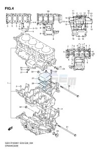 GSX-R1000 (E3-E28) drawing CRANKCASE