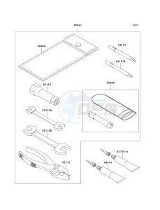 KLF 250 A [BAYOU 250] (A6F-A9F) A8F drawing OWNERS TOOLS