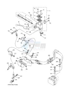 YZF-R3A 321 R3 (B02B B02C) drawing FRONT MASTER CYLINDER