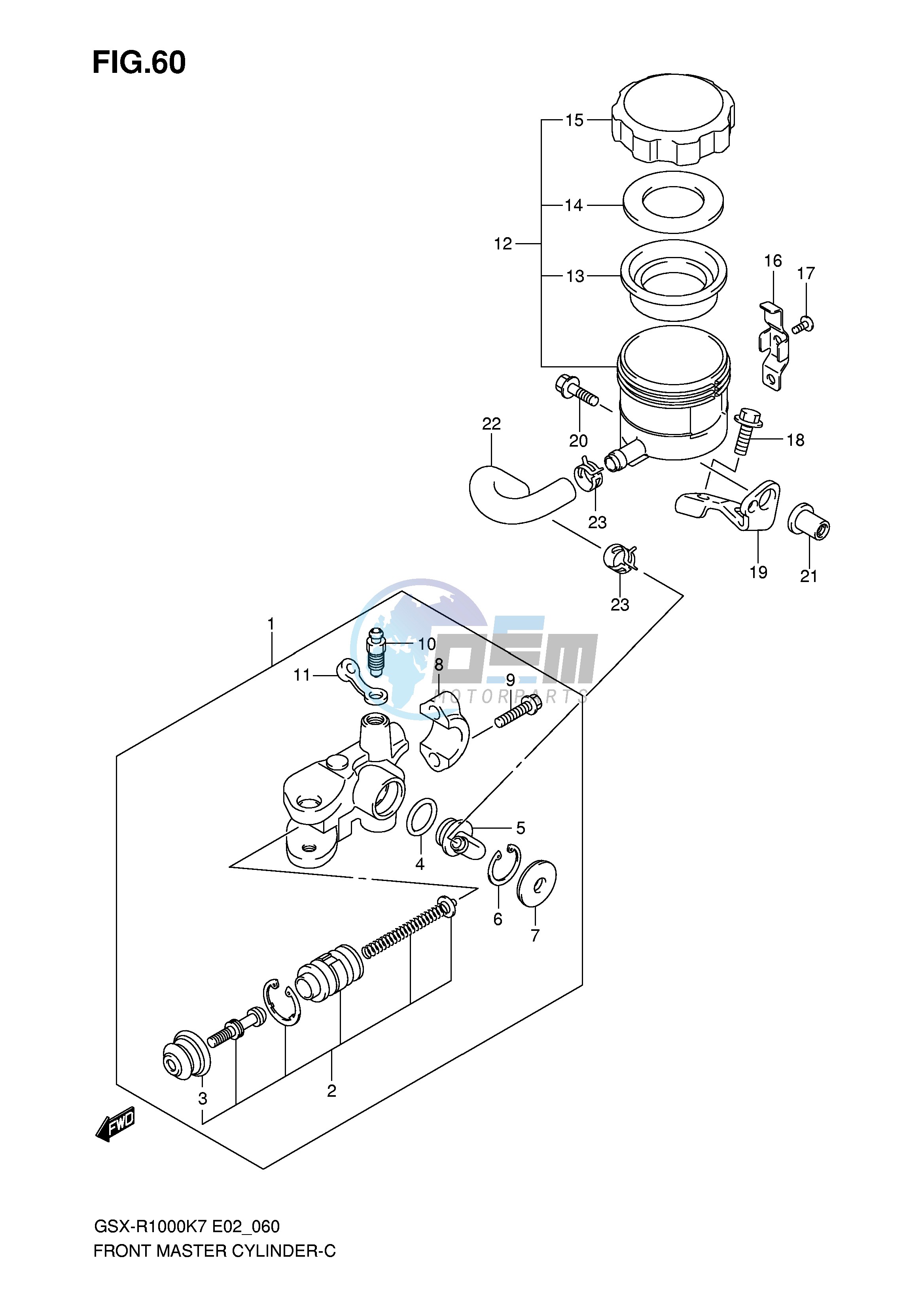 FRONT MASTER CYLINDER