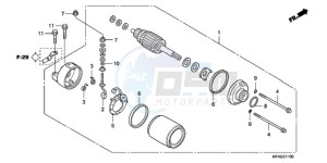 CBF1000A UK - (E / MKH) drawing STARTING MOTOR