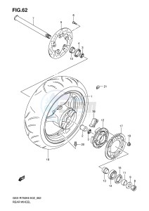 GSX-R750 (E2) drawing REAR WHEEL