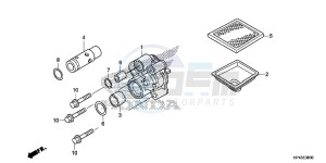 TRX420FPMD TRX420 Europe Direct - (ED) drawing OIL PUMP