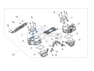 DORSODURO 900 E4 ABS (EMEA, LATAM) drawing Throttle body