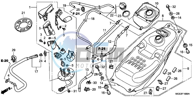 FUEL TANK/ FUEL PUMP