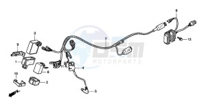 TRX300EX SPORTRAX drawing WIRE HARNESS