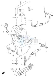 LT-Z400 drawing OIL HOSE