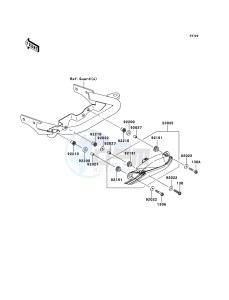 KFX450R KSF450BDF EU drawing Taillight(s)