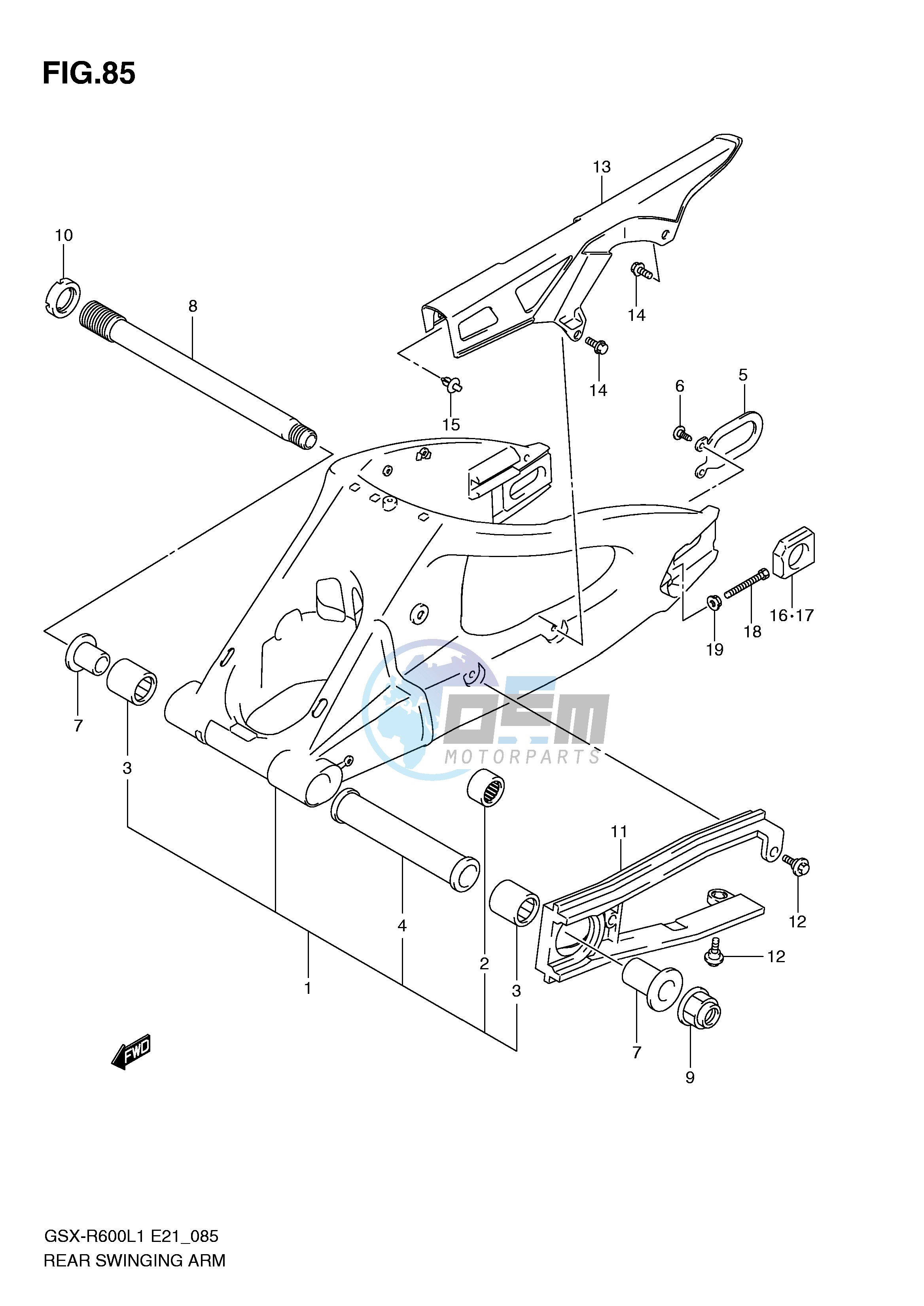 REAR SWINGING ARM