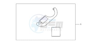 XL700VB drawing METER PANEL